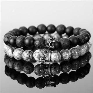 Bead Crown X Bracelet
