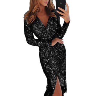 Bodycon Dress X Long-sleeved