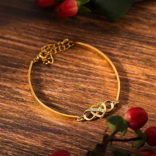Infinity X Heart Bracelet
