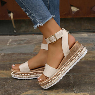 Summer Sandals Buckle Strap