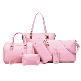 Versatile Snakeskin Pattern Bag