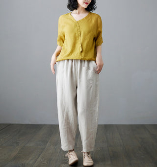 Cropped Casual Summer Pants