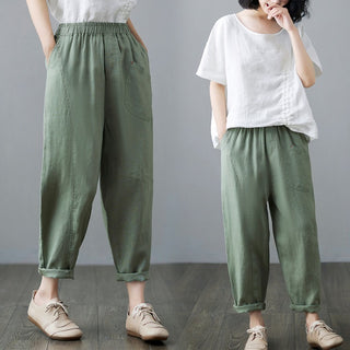 Cropped Casual Summer Pants