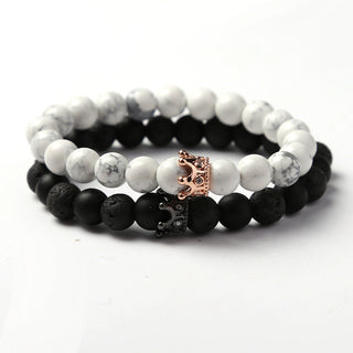 Bead Crown X Bracelet