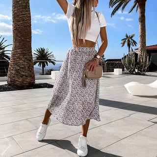 Casual Floral Summer X Skirt