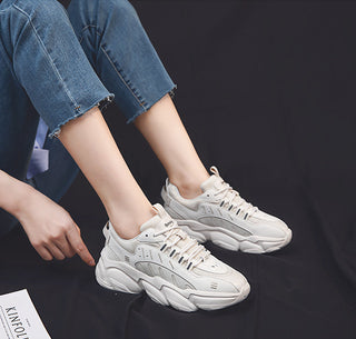 Casual Thick-soled X White Sneakers