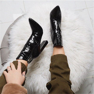 Croco X Leather X High Heels