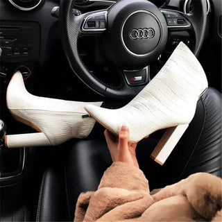 Croco X Leather X High Heels