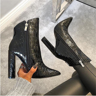 Croco X Leather X High Heels