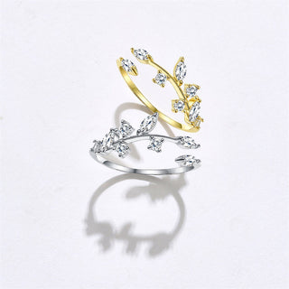 Diamond Leaves Ring