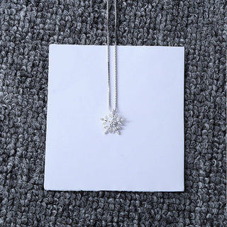 Diamond Snowflake Necklace