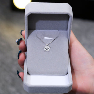 Diamond Snowflake Necklace