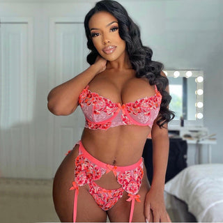 Embroidered X Lingerie