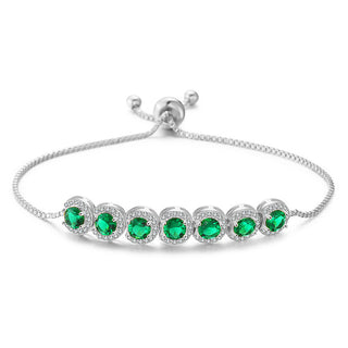 Emerald Zircon X Bracelet