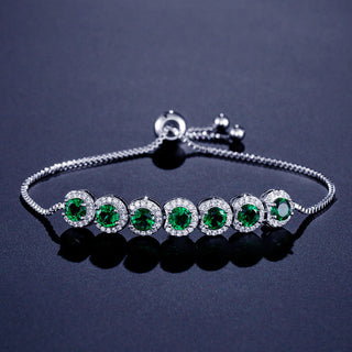 Emerald Zircon X Bracelet