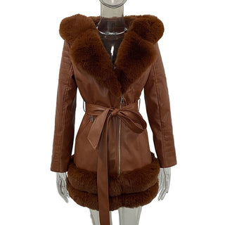 Everest Elegance X Leather Coat Jacket