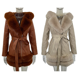 Everest Elegance X Leather Coat Jacket