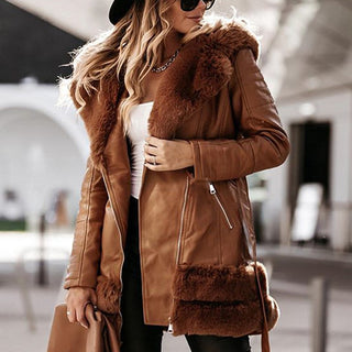 Everest Elegance X Leather Coat Jacket