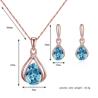 Fashion Droptop X Necklace & Earrings
