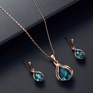 Fashion Droptop X Necklace & Earrings