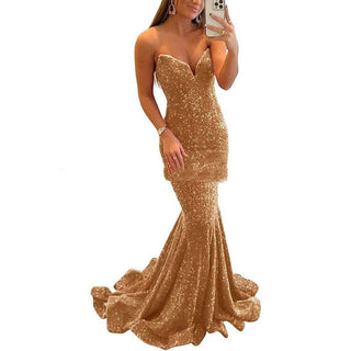 Fashion Sequin Evening Dress