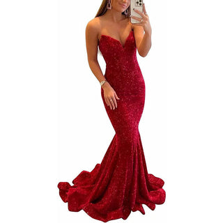 Fashion Sequin Evening Dress