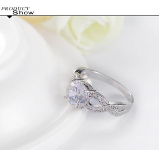 Floral X Ring