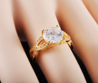 Floral X Ring