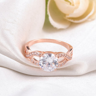 Floral X Ring