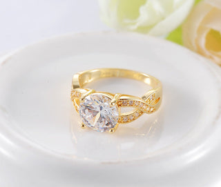 Floral X Ring