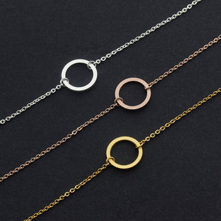Geometric Round X Bracelet