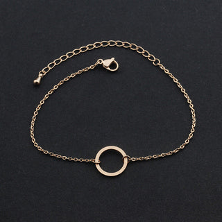 Geometric Round X Bracelet