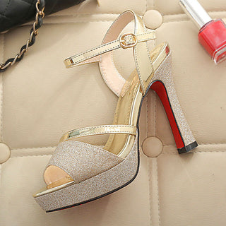 Golden Star Light X High Heels