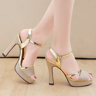 Golden Star Light X High Heels