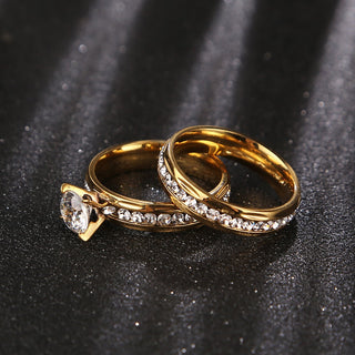 Golden Star X Ring