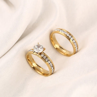 Golden Star X Ring