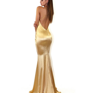 Golden X Dress