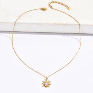 Golden X Sunflower X Necklace