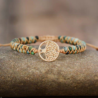 GreenWoven Stone X Bracelet