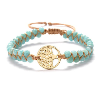 GreenWoven Stone X Bracelet