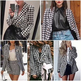 Houndstooth X jacket