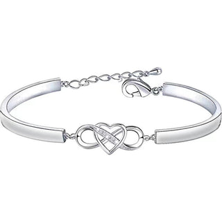 Infinity X Heart Bracelet