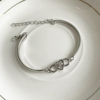 Infinity X Heart Bracelet
