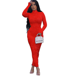 Long Sleeve Pleated Skirt