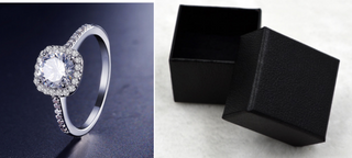 Luxury Bagué Cubic X Ring
