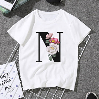 Monogrammed Flower X T-shirt