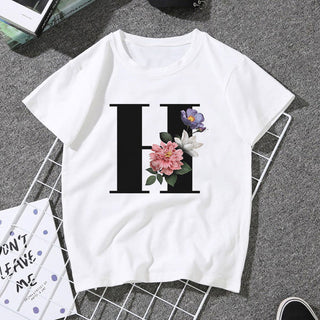 Monogrammed Flower X T-shirt