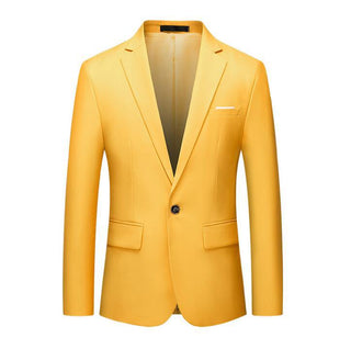 One-button X Slimming blazer