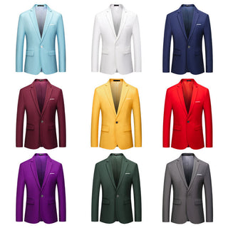 One-button X Slimming blazer
