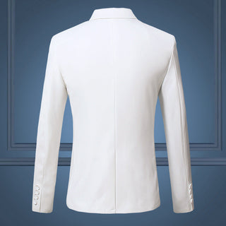 One-button X Slimming blazer